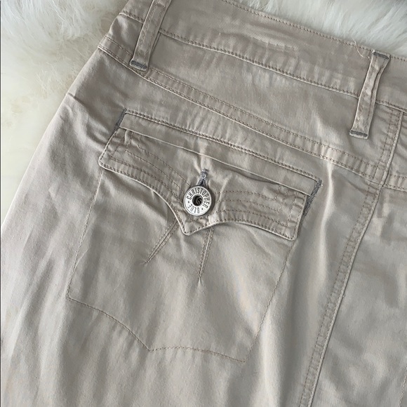 🌺4 Pocket Khaki Skirt Size 12 - Picture 5 of 6